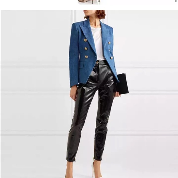 Hot 🔥 Denim Blazer - Picture 3 of 4